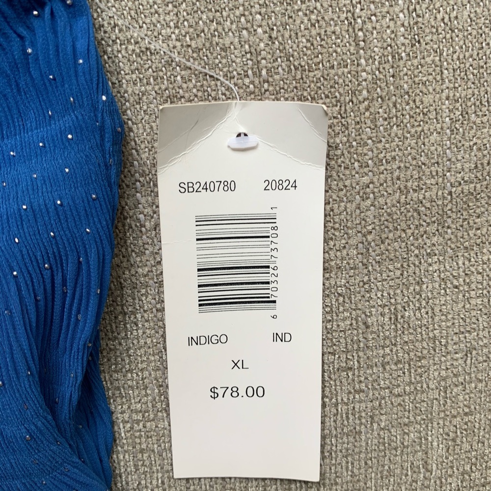 sunny leigh blue smocked maxi dress - Picture 4 of 5